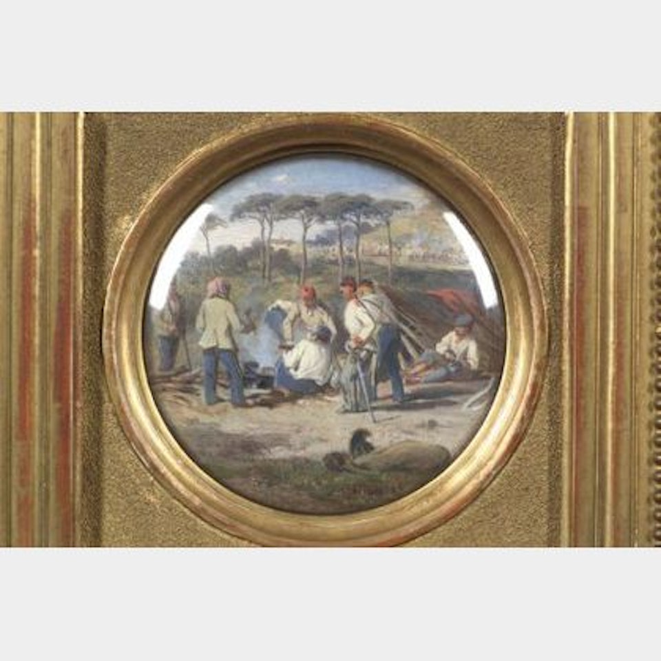 Military Encampment by Continental School