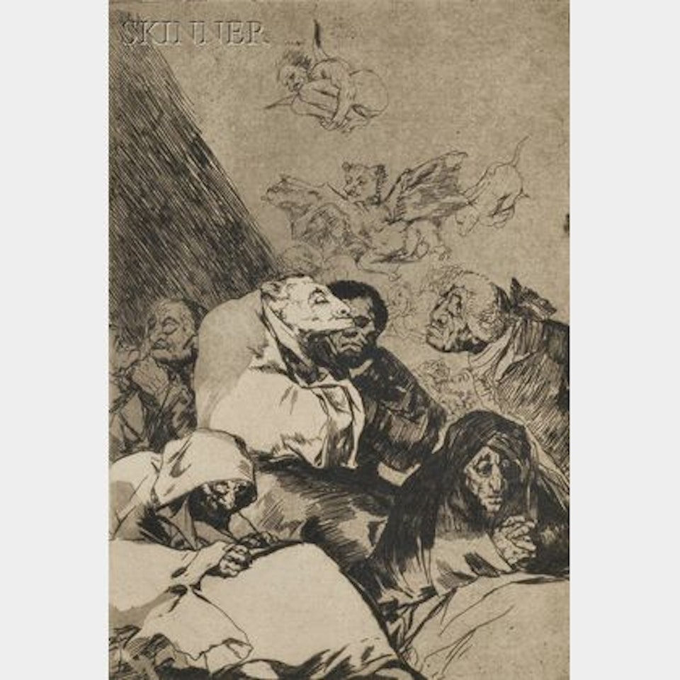 Correccion, plate 46 from LOS CAPRICHOS by Francisco José de Goya