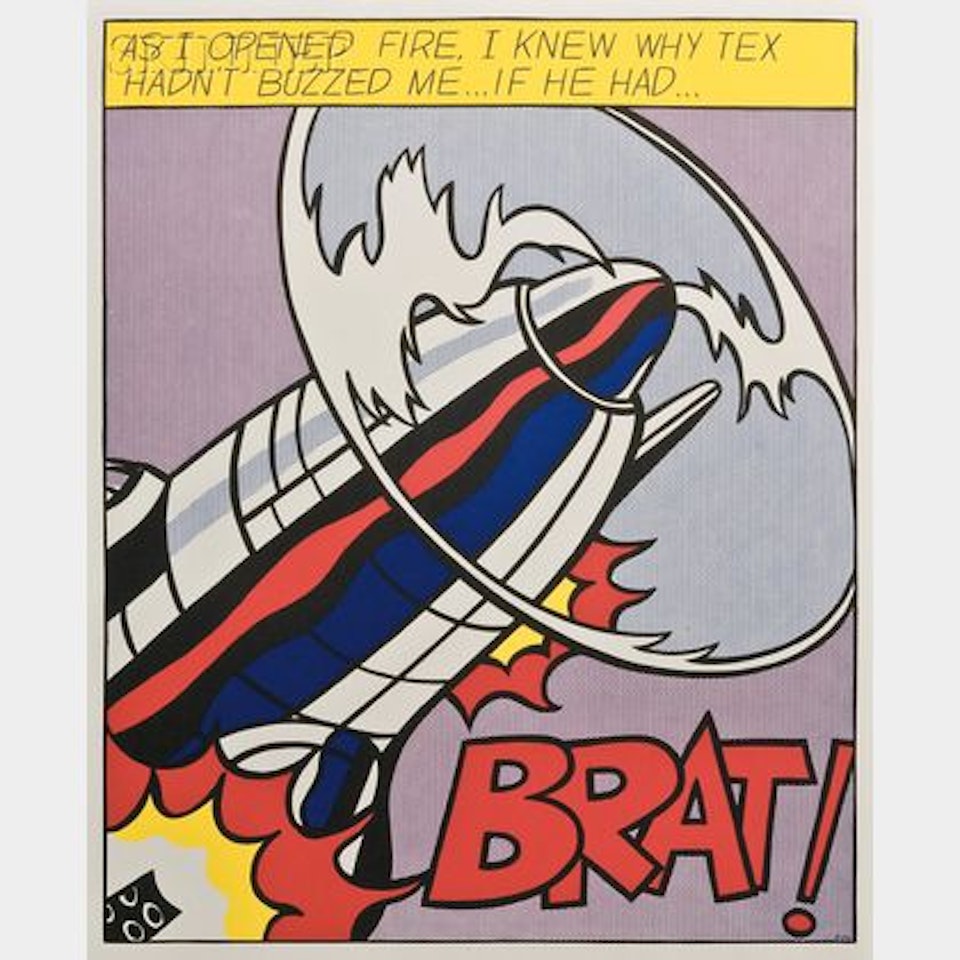 As I Opened Fire... /A Triptych by Roy Lichtenstein