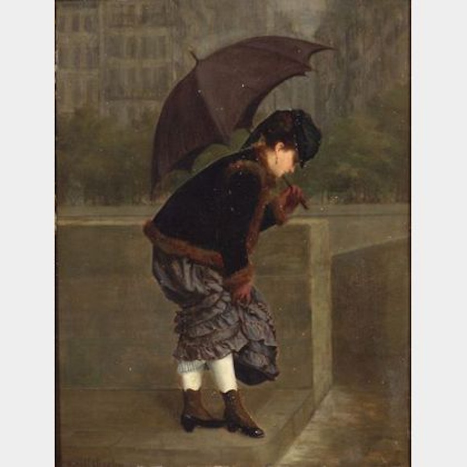 The Rain Puddle by Paul Désiré Trouillebert