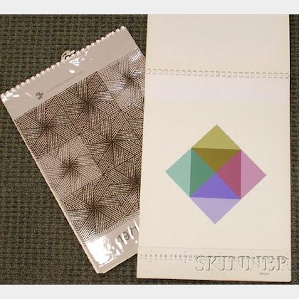 Two Art Calendar Portfolios: Ein Domberger Siebdruck-Kalender, Stüttgart, Edition Domberger by Various Artists