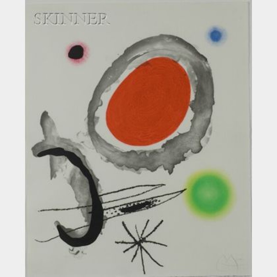 Oiseau Entre Deux Astres by Joan Miró