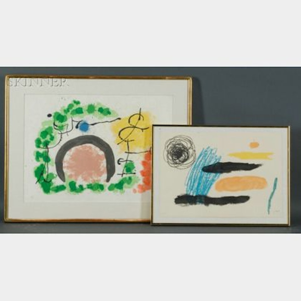 Plate from LE LEZARD AUX PLUMES D"OR by Joan Miró