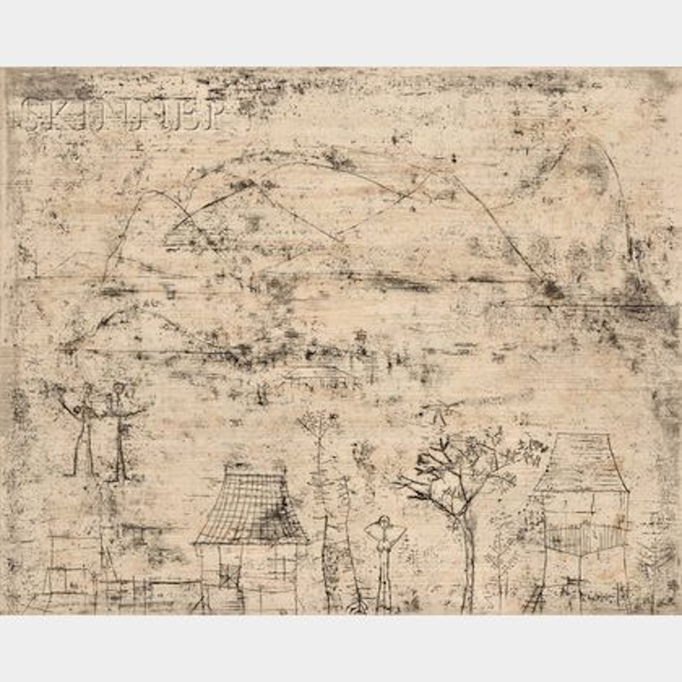 Les maisonettes by Zao Wou-Ki