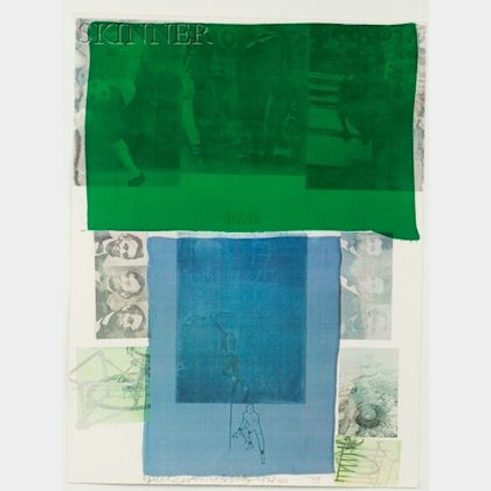Shoot From the Main Stem, from the SUITE OF NINE PRINTS by Robert Rauschenberg