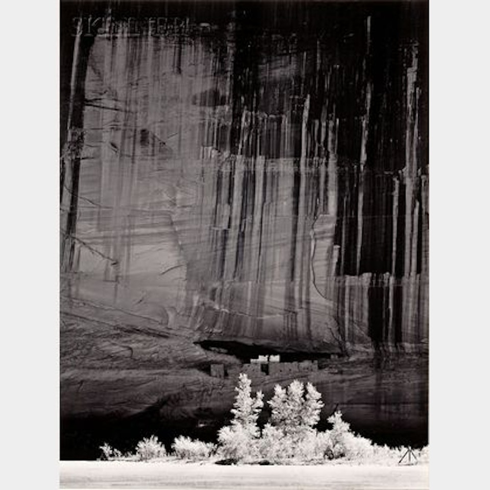 White House Ruin, Morning, Canyon de Chelly National Monument, Arizona by Ansel Adams