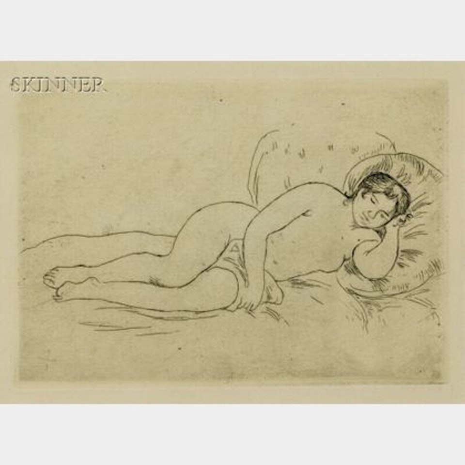 Femme Nue Couchee (Tournee a Droite) , 2e Planche by Pierre-Auguste Renoir