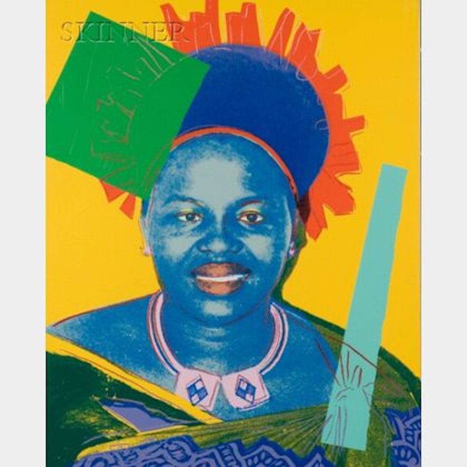 Queen Ntombi Twala of Swaziland, from REIGNING QUEENS (ROYAL EDITION) by Andy Warhol