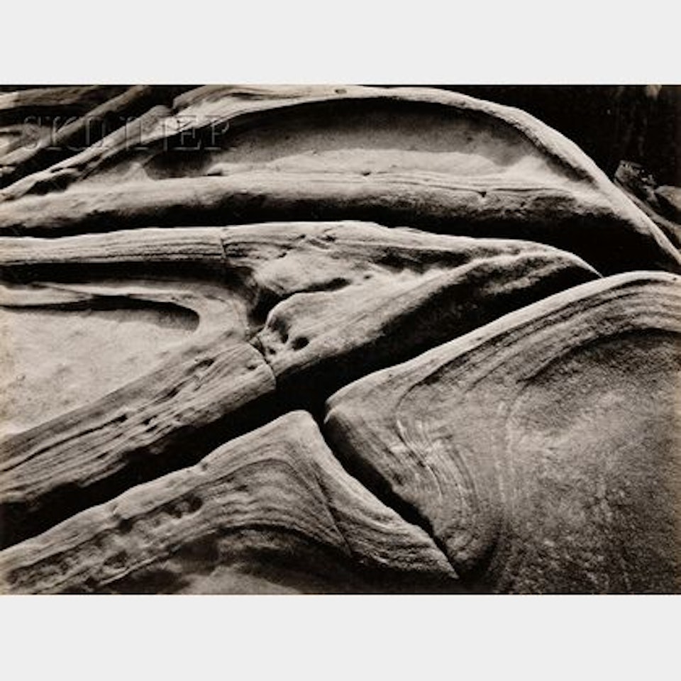 Rock - Point Lobos by Edward Weston
