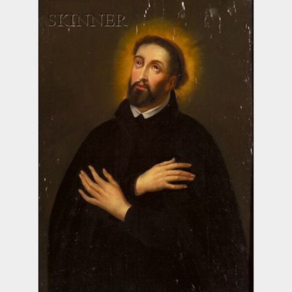 Portrait of Saint Francis Xavier by Spanish School