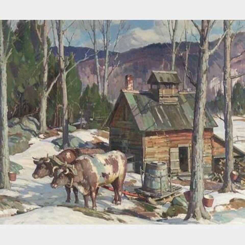 Maple Syrup Cart by Aldro Thompson Hibbard