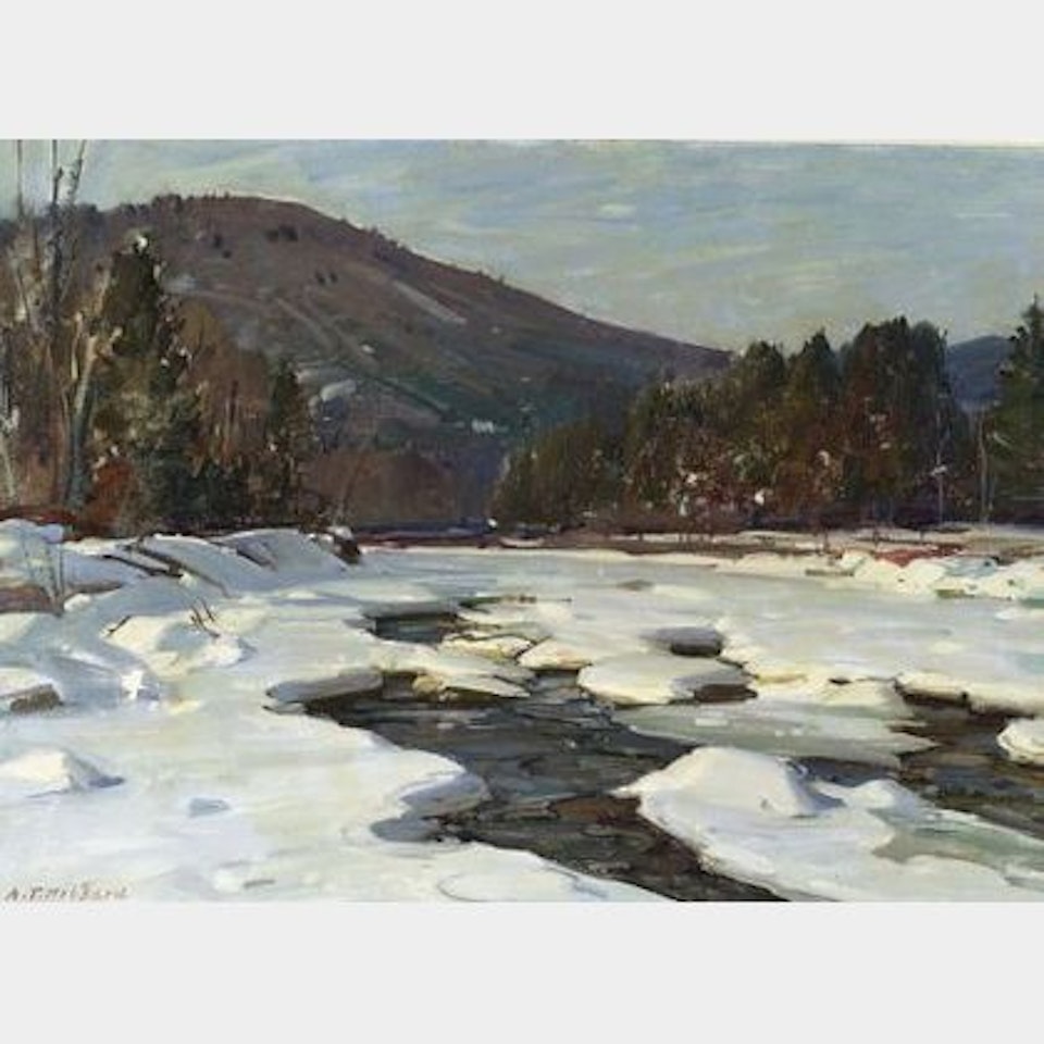 West River at East Jamaica, Vermont by Aldro Thompson Hibbard