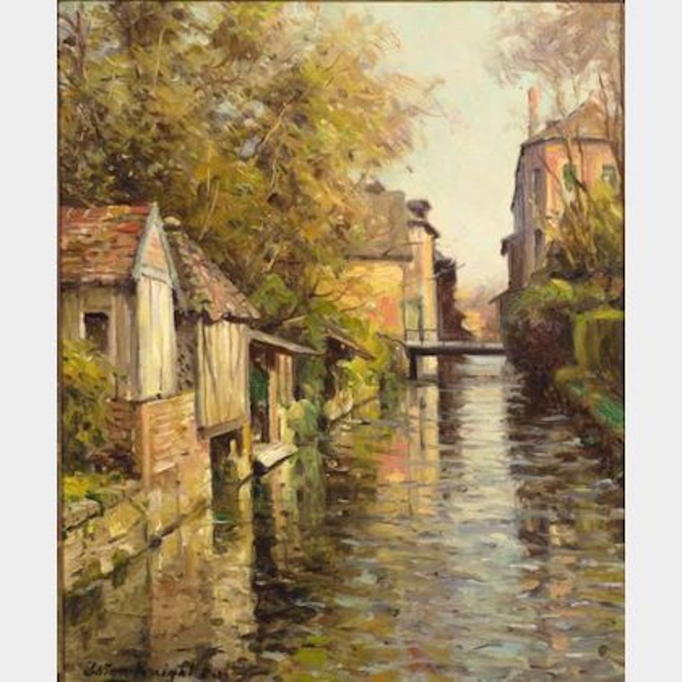 On the Canal by Louis Aston Knight