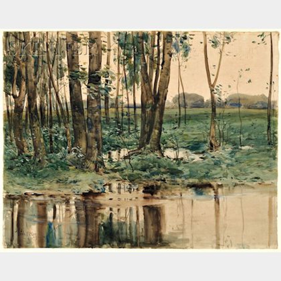 Woodland Scene by Childe Hassam