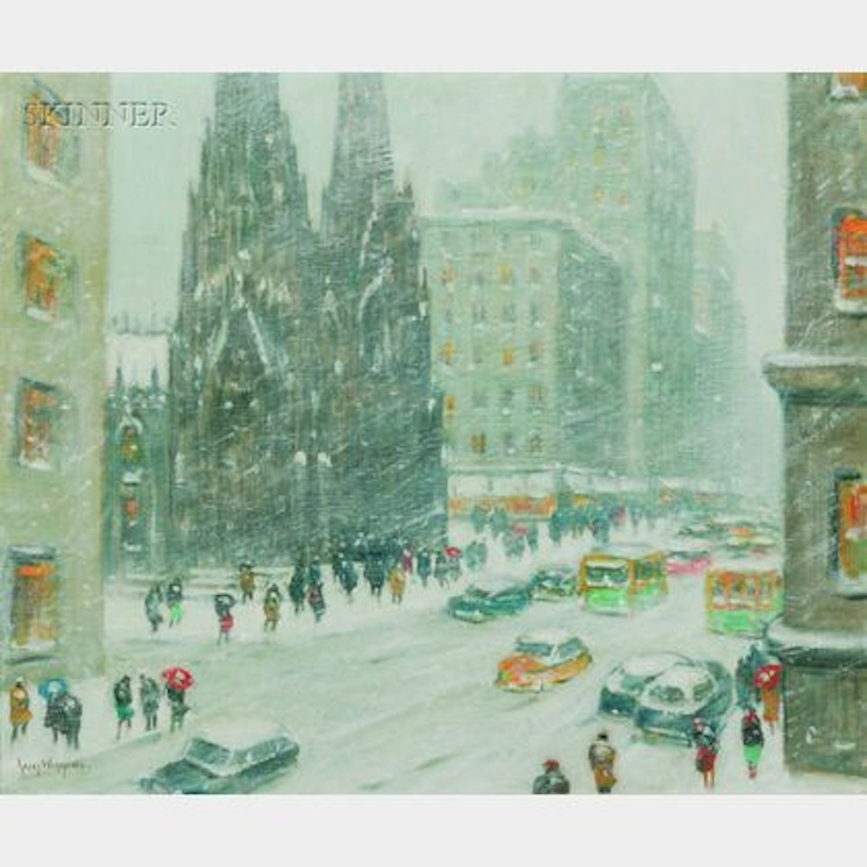 New York, Winter by Guy Carleton Wiggins
