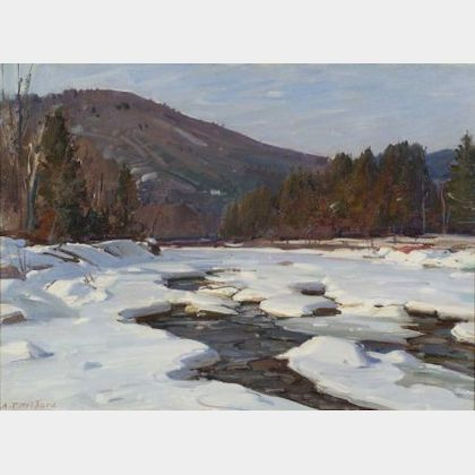 West River at East Jamaica, Vermont by Aldro Thompson Hibbard