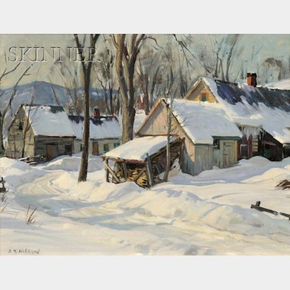 Winter Farm by Aldro Thompson Hibbard