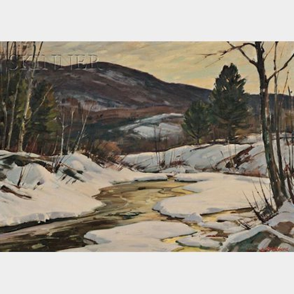Winter, Vermont by Aldro Thompson Hibbard