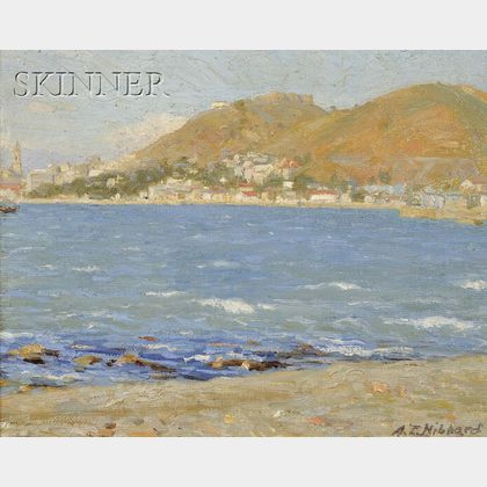 Italian Coastal View by Aldro Thompson Hibbard