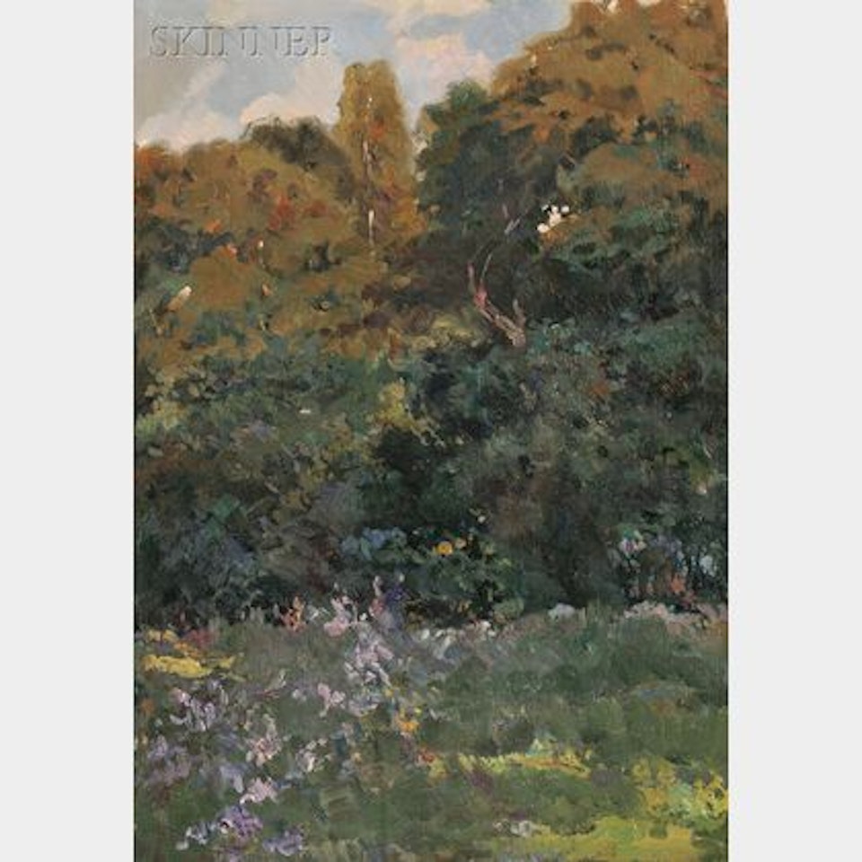 Forest Glade by Russian School