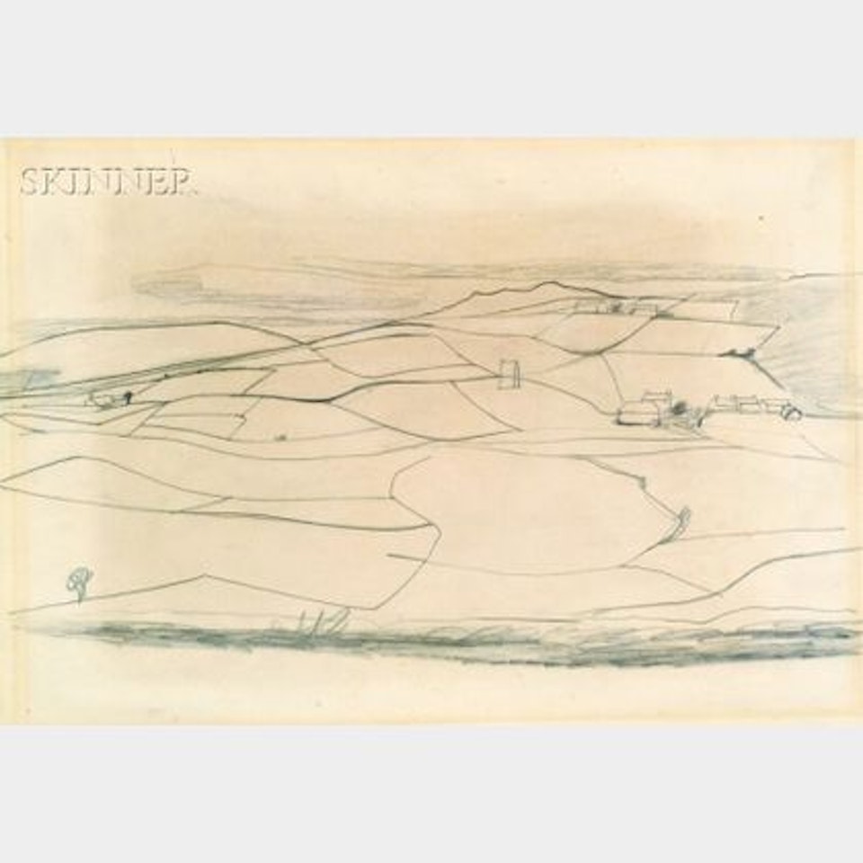 Cornwall, Near St. Ives by Ben Nicholson, O.M.