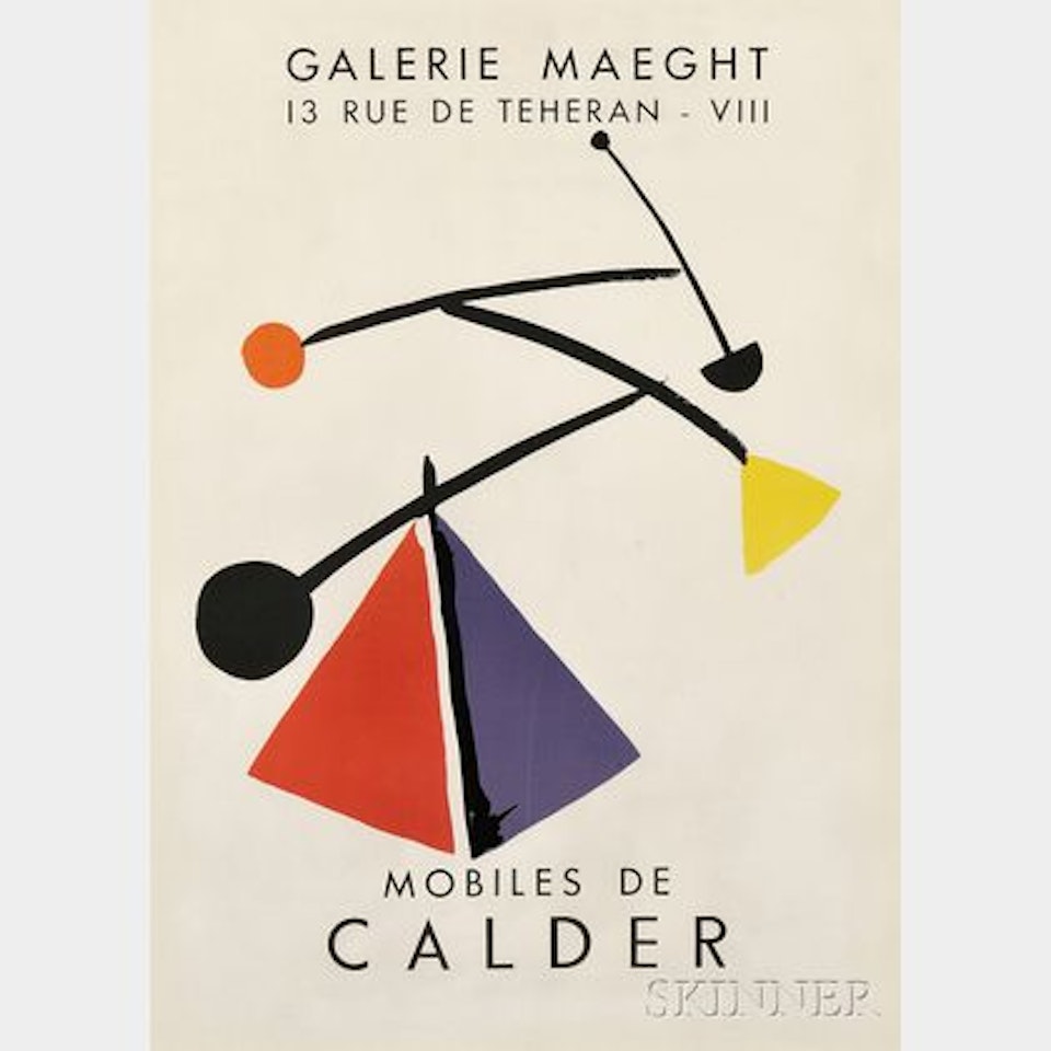 Galerie Maeght 13 Rue de Teheran - VIII Mobiles de Calder by Alexander Calder