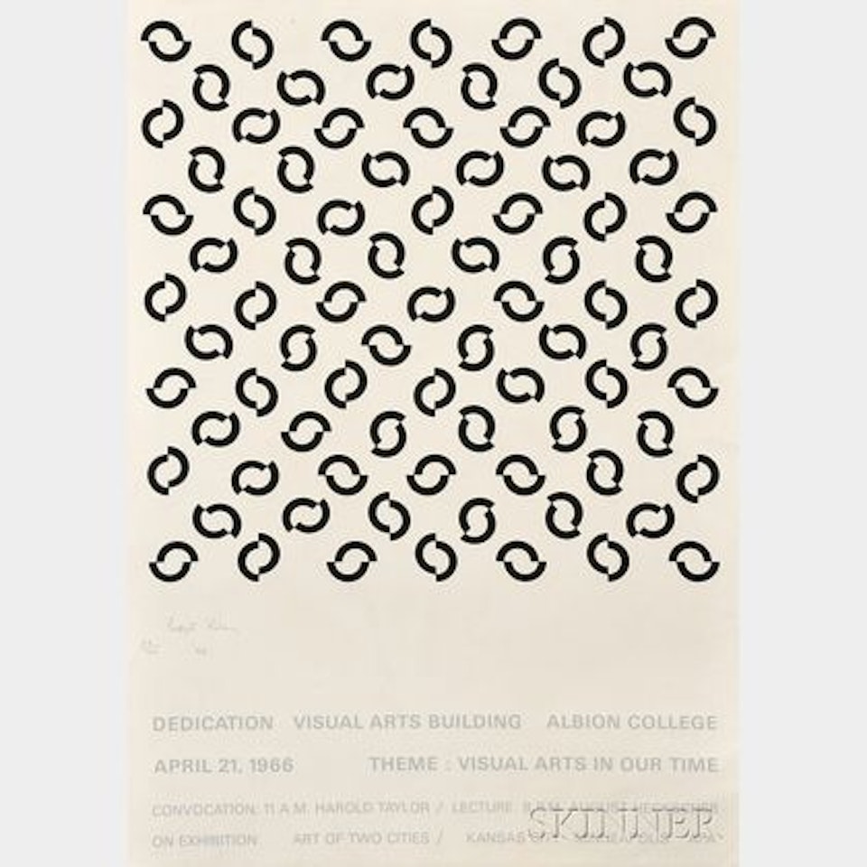 Dedication Visual Arts Building Albion College by Bridget Riley