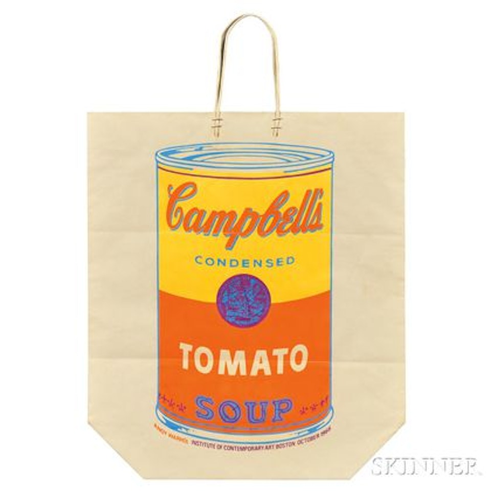 Campbell"s Soup Can on Shopping Bag by Andy Warhol