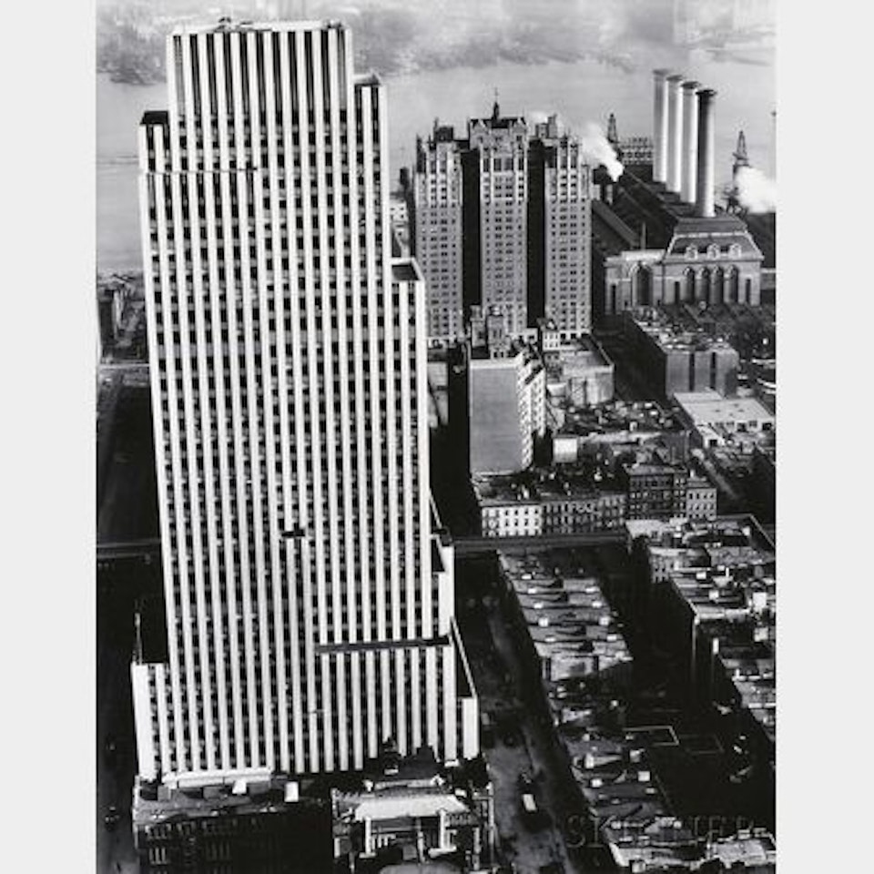 Daily News Building, 220 East 42nd Street, Manhattan by Berenice Abbott