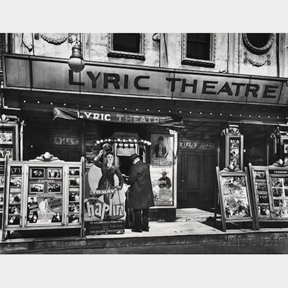 Lyric Theatre, 100 Third Avenue, Manhattan by Berenice Abbott