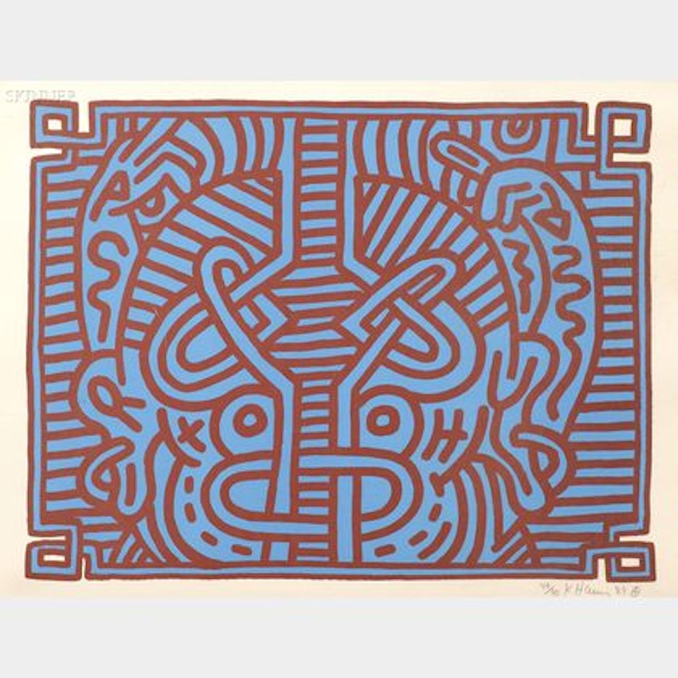Chocolate Buddha 1 by Keith Haring