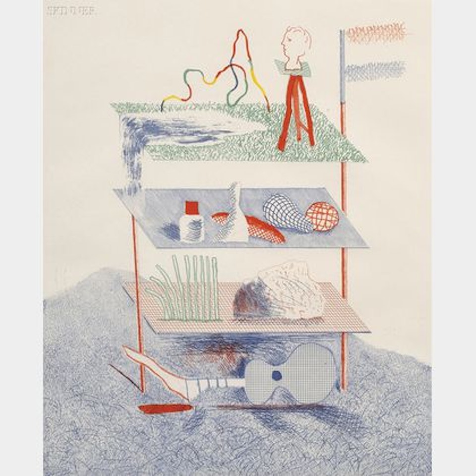 Serenade from THE BLUE GUITAR by David Hockney