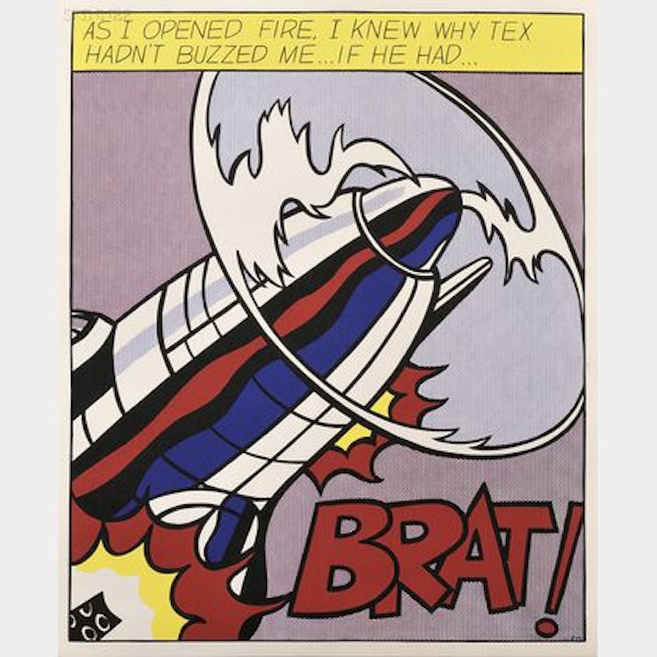 As I Opened Fire... /A Triptych by Roy Lichtenstein