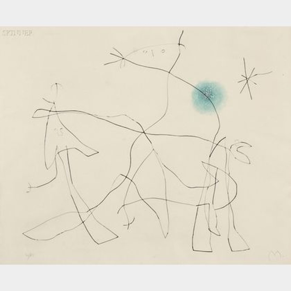 Image from FLUX DE L"AIMANT by Joan Miró