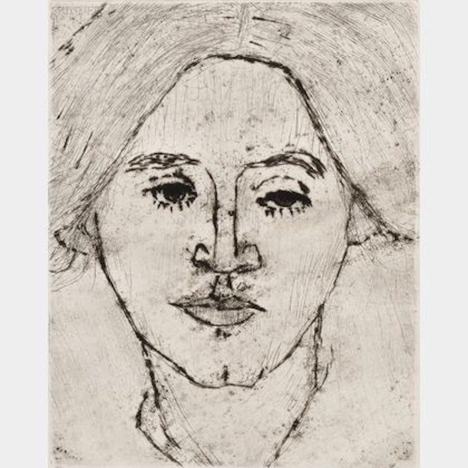 Frau N (Frau Ada Nolde) by Emil Nolde