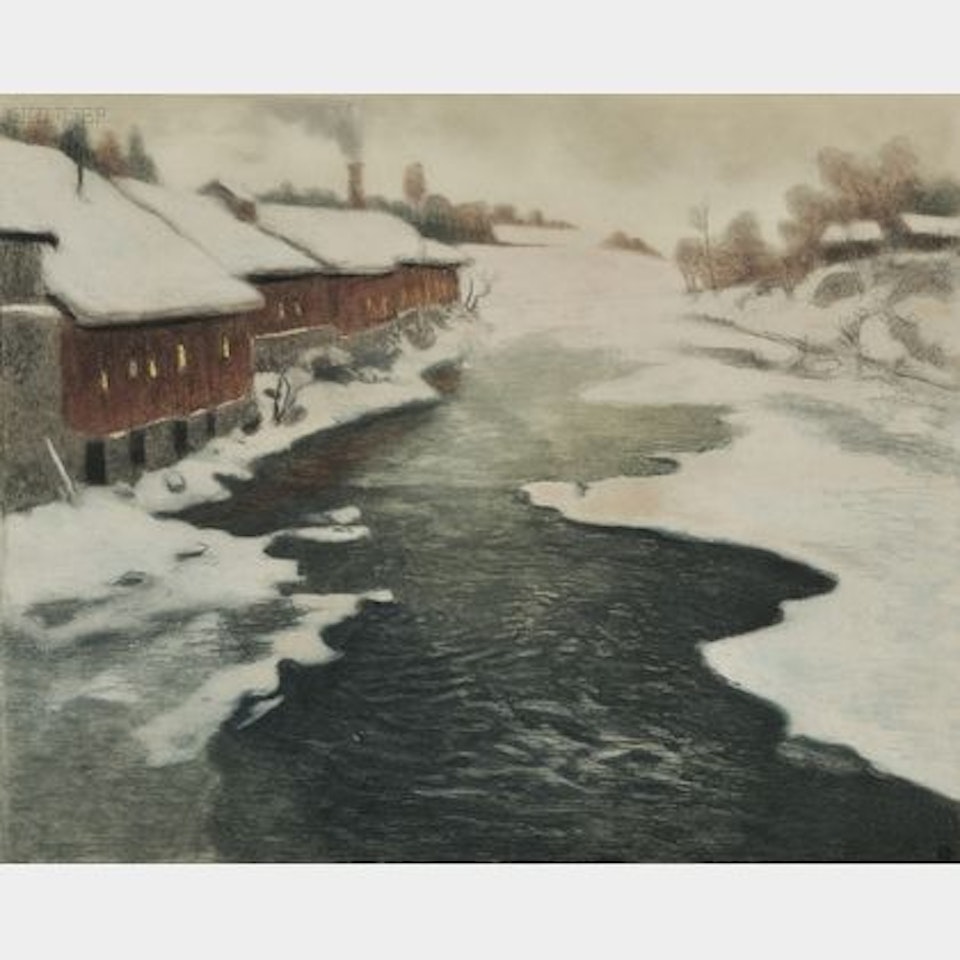 Winter in Norway by Fritz Thaulow