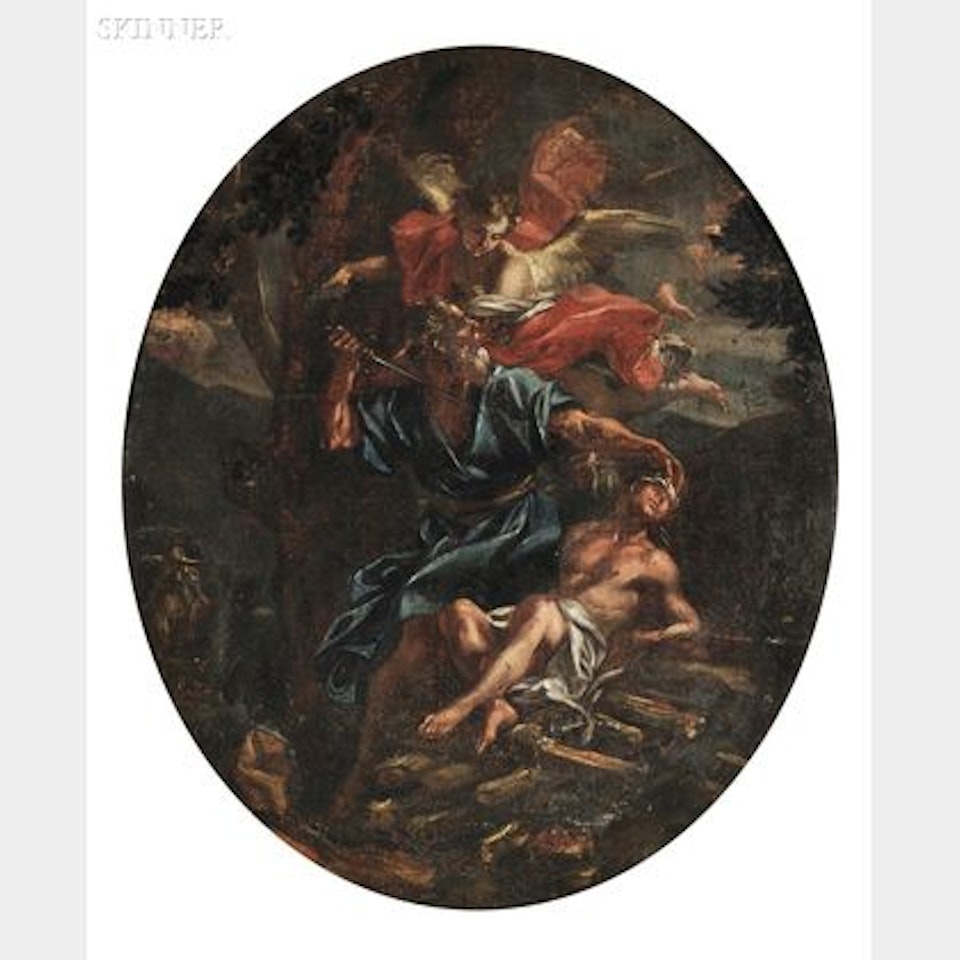 The Sacrifice of Isaac by Italian School