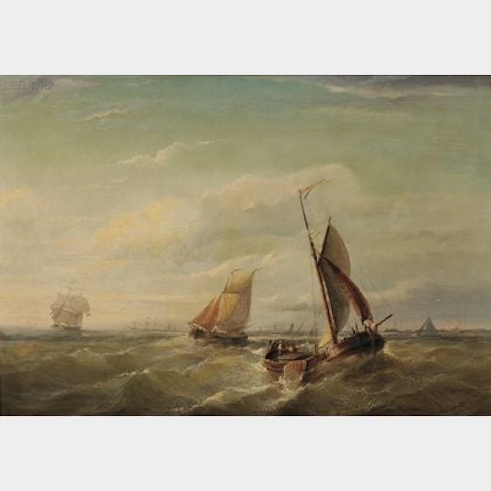 Ketches Off the Dutch Coast by Continental School