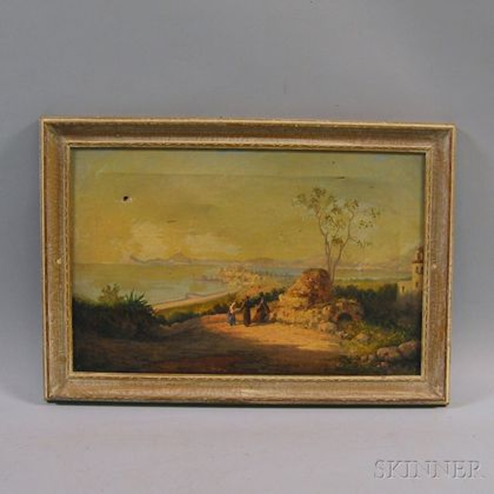 Scene near Naples by Continental School