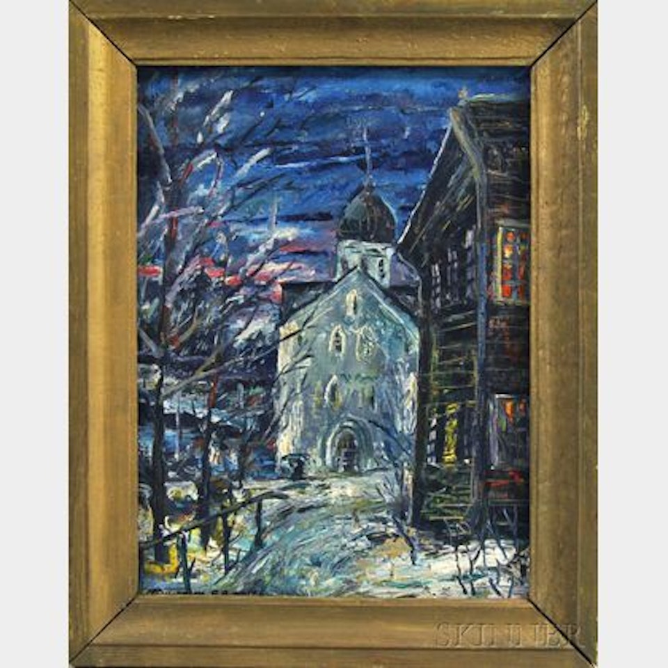 Church of the Transfiguration on Ilyina Street, Novgorod by Russian School