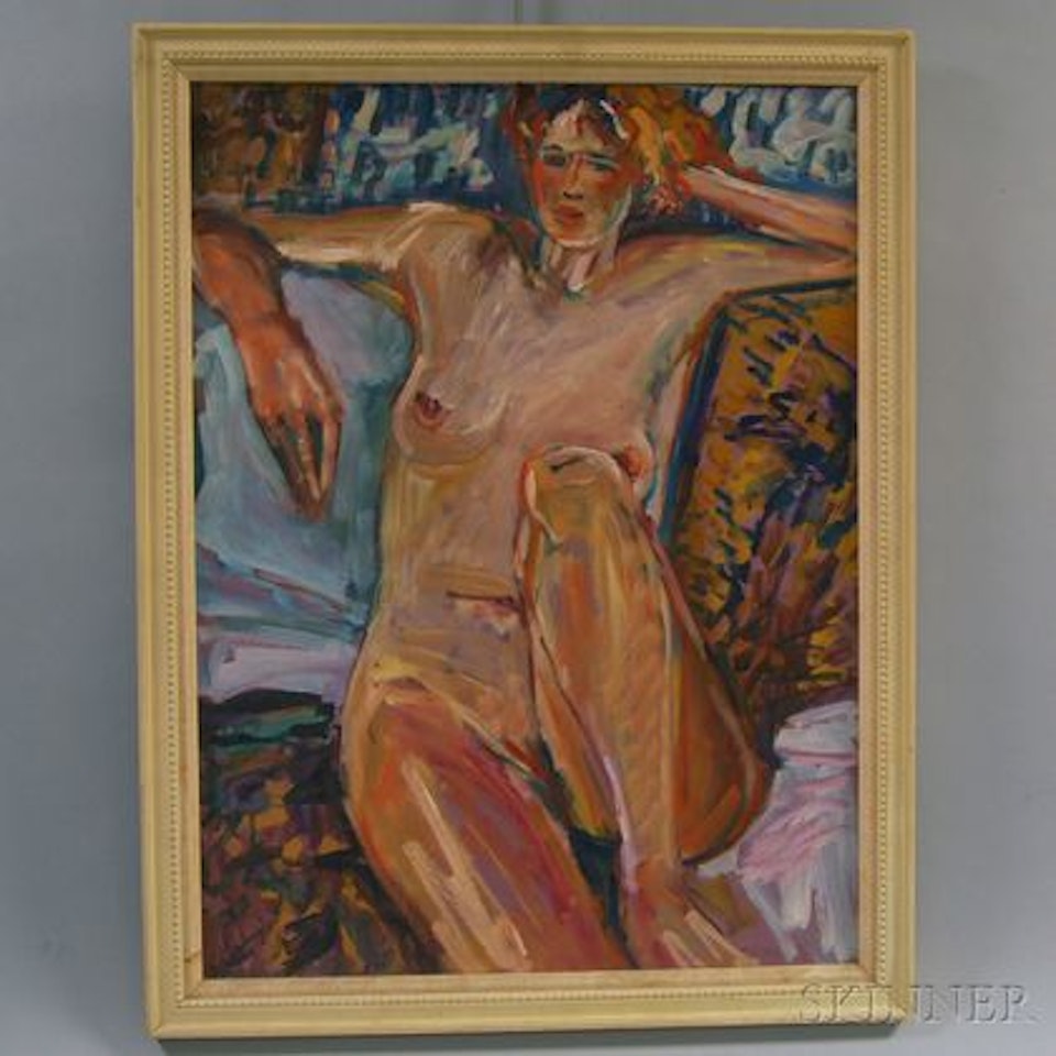 Seated Nude by Continental School
