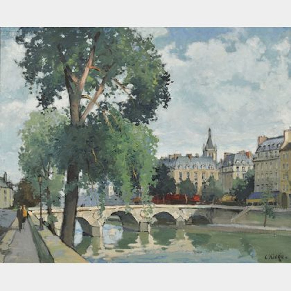 Le Pont Saint-Michel by Constantin Kluge