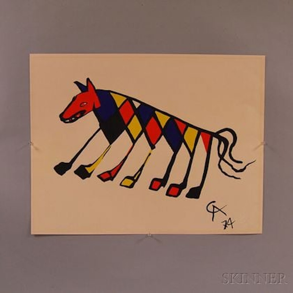 Beastie; from THE FLYING COLORS COLLECTION by Alexander Calder