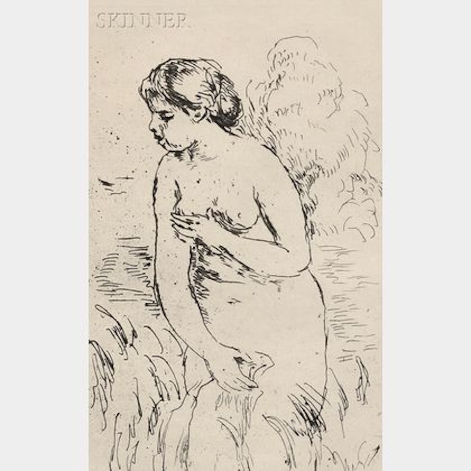 Baigneuse debout, mi-jambes by Pierre-Auguste Renoir