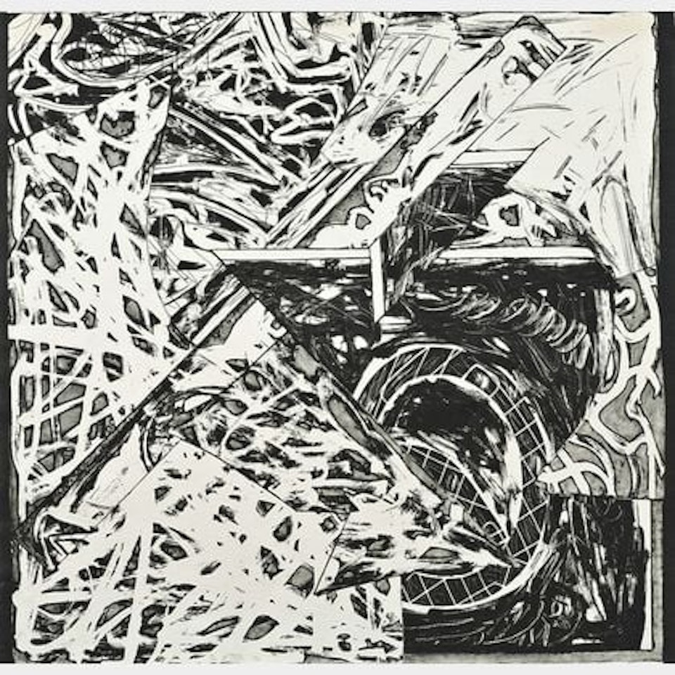 Swan Engraving VII , alternatively titled Swan Engraving Square III, from the SWAN ENGRAVINGS Series by Frank Stella