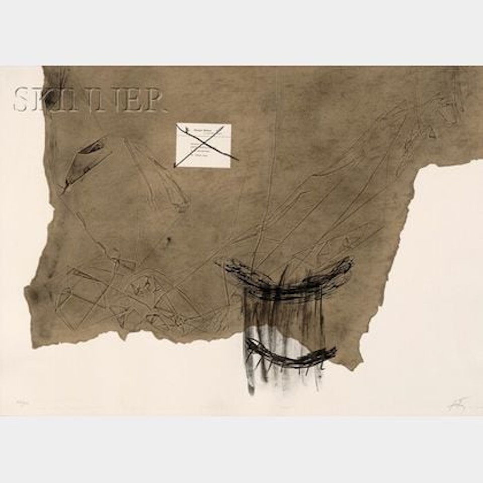 Papier Kraft by Antoni Tapies