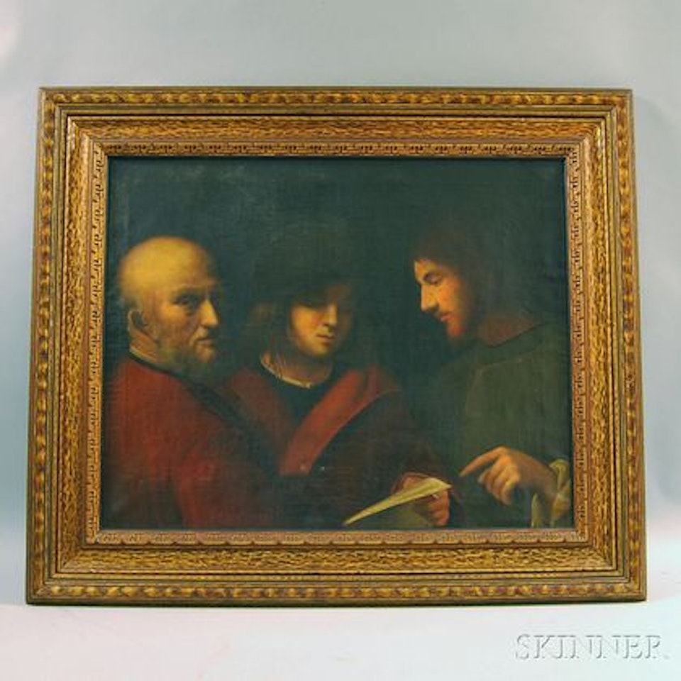Three Gentleman. by Italian School