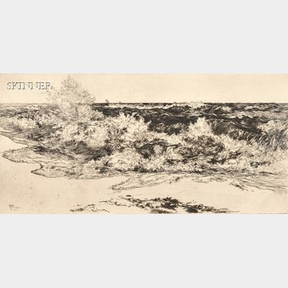 The Resounding Sea by Thomas Moran