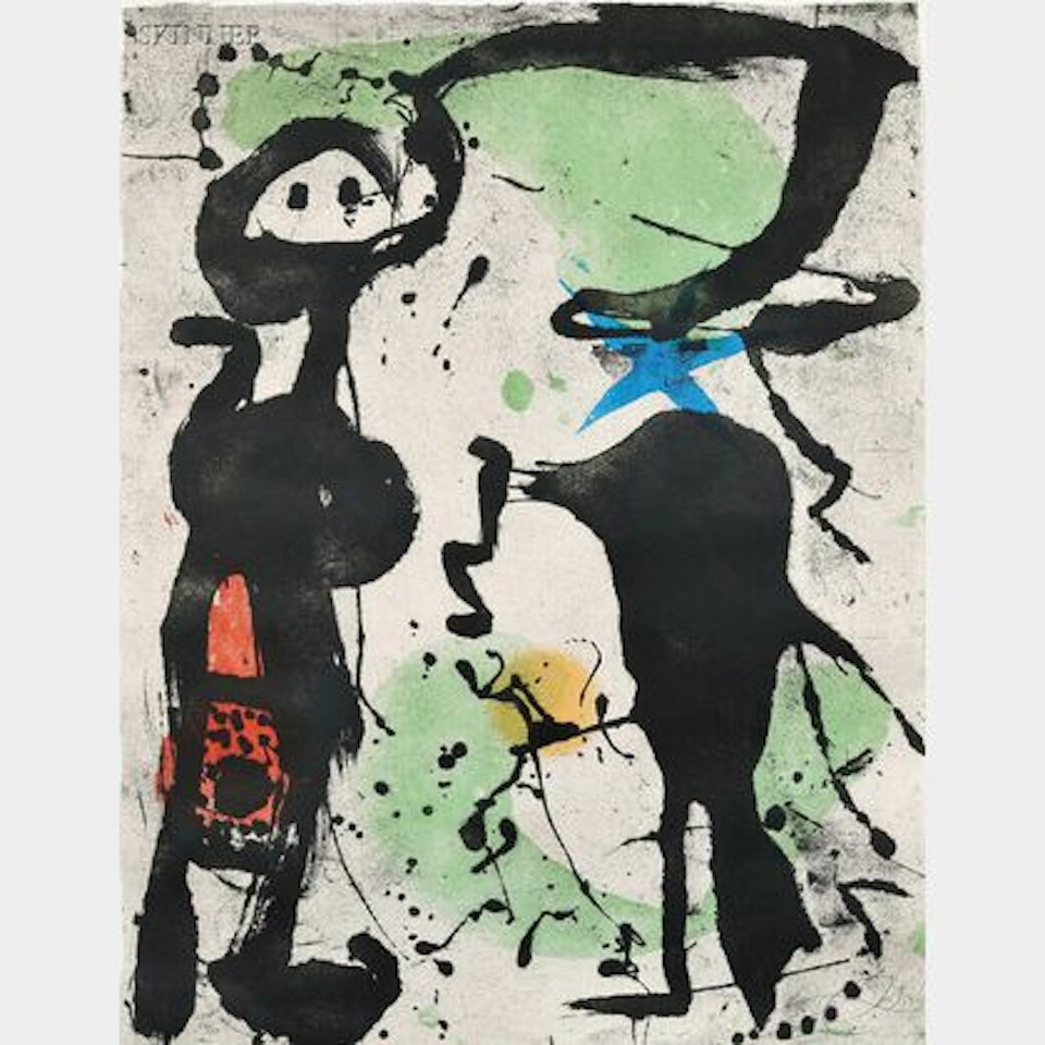 Grans Rupestres V by Joan Miró