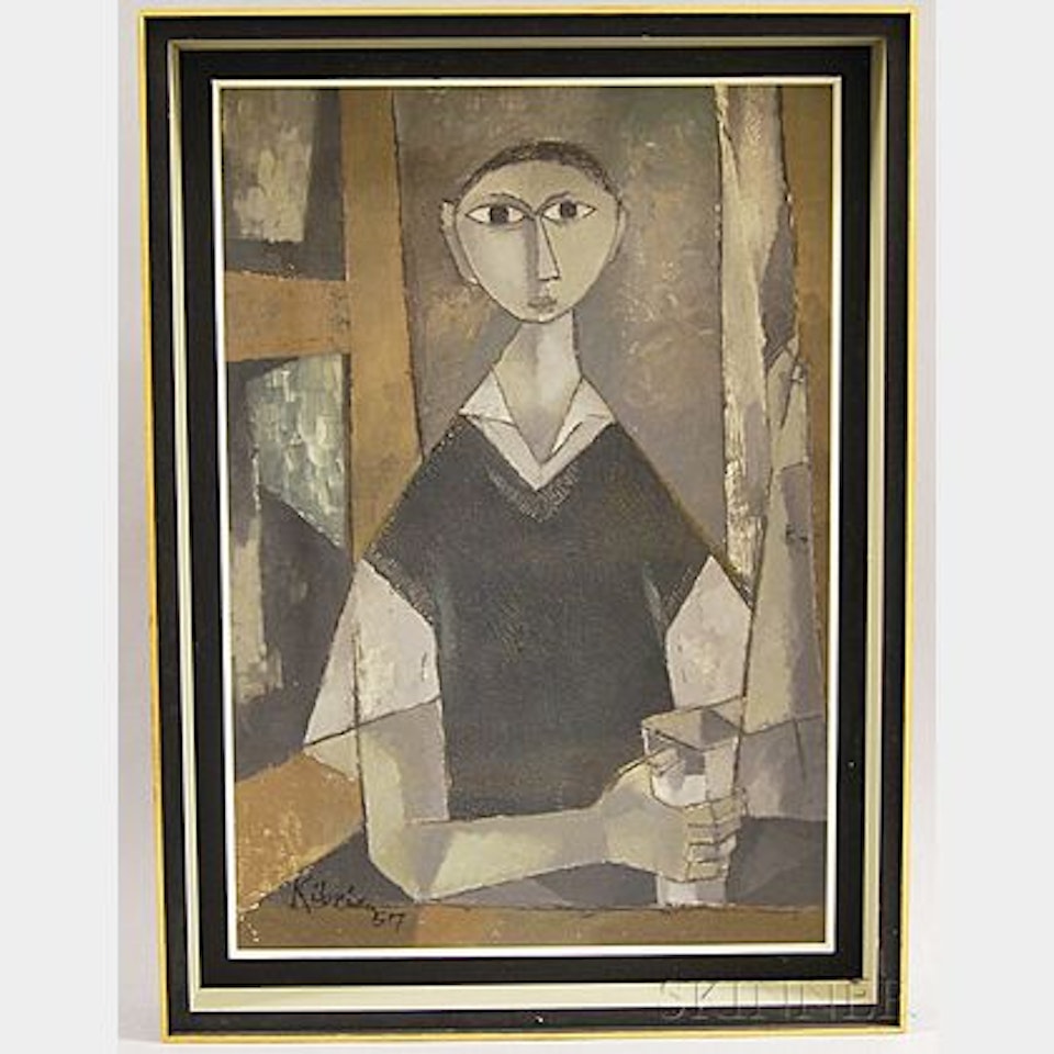 Male Figure by Russian School